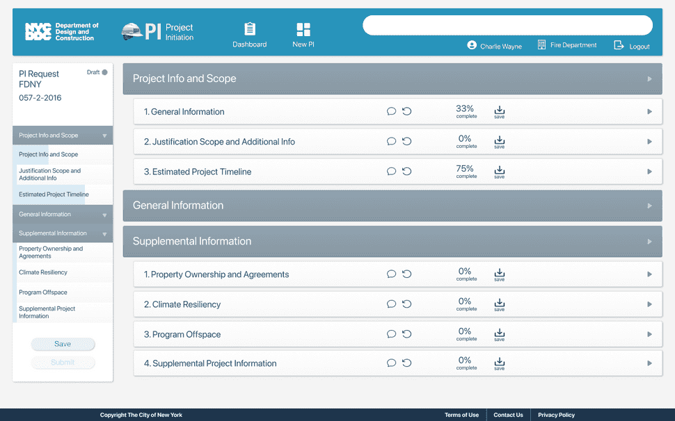 alt PI Form